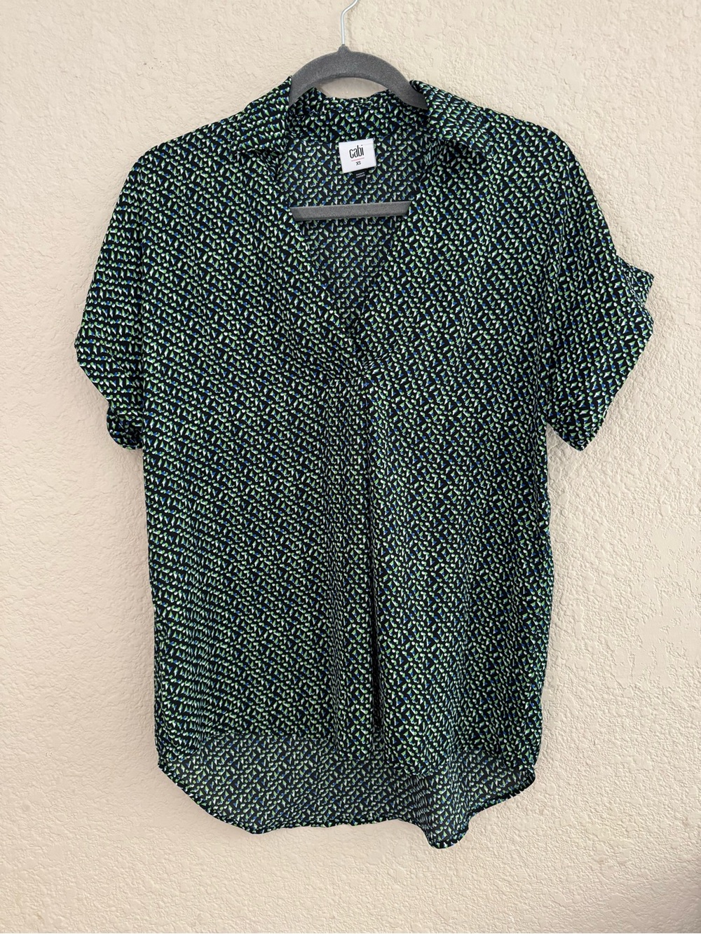 CAbi Replay collared blouse - size XS - EUC (like new)!